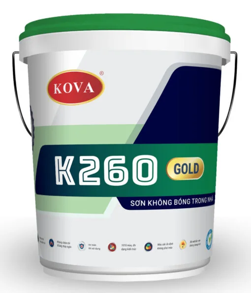 Sơn không bóng trong nhà - K260 GOLD